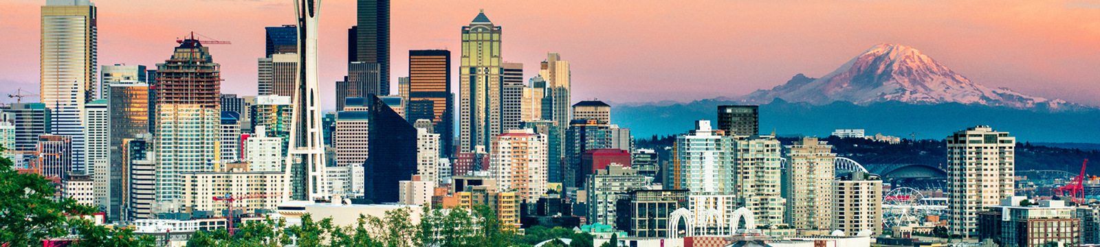 Panorama of downtown Seattle, Washington